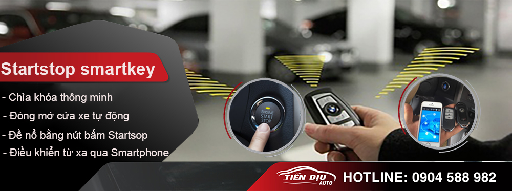 chìa khóa thông minh startstop smartkey ô tô
