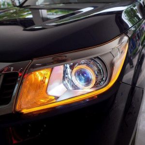 Độ đèn pha xe Nissan Navara