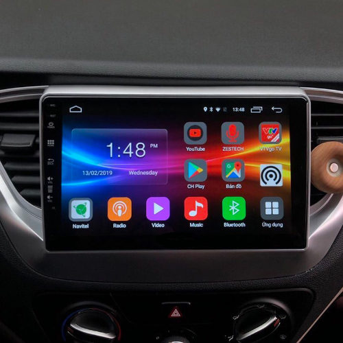 man hinh Android xe Hyundai Accent 2