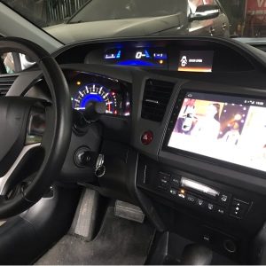 Lắp màn hình Android Fujitsu xe Honda Civic
